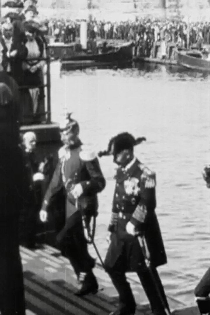 Emperor Wilhelm's Arrival in Copenhagen 1905 poster