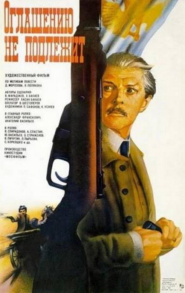 Not Subject to Disclosure poster